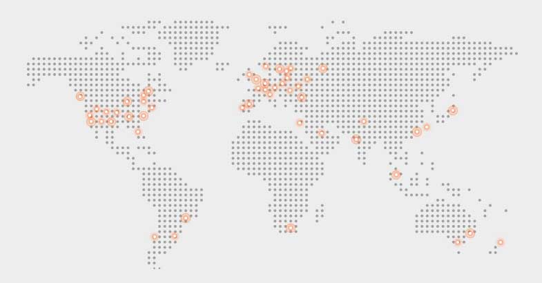Anycast Nameservers Map